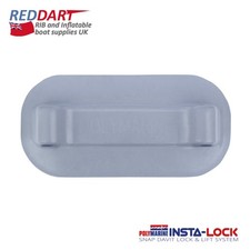 Insta-Lock Snap Davit single grey rubber pad