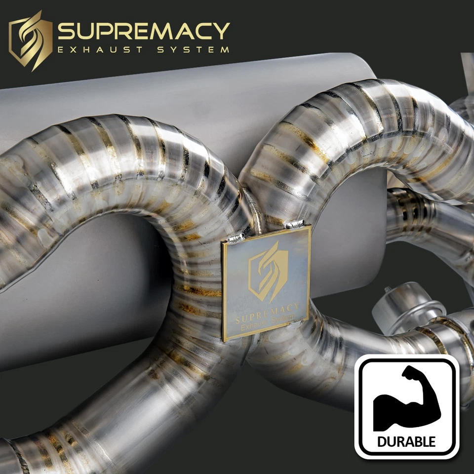 Fits 2015-2019 Lamborghini Huracan LP580 LP610 Titanium Catback Exhaust System Foto 4 de 4