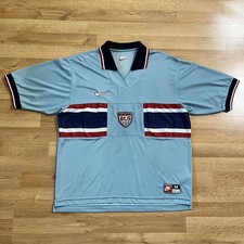 USA NATIONAL TEAM 1996/1997 THIRD NIKE SOCCER JERSEY SHIRT USMNT Med GOOD COND.