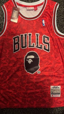 Mitchell & Ness A Bathing Ape Chicago Bulls BAPE Red NBA