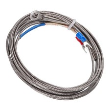 K Type Thermocouple Temperature Sensor 6mm Ring 10ft Wire 0 to 600 C DIY