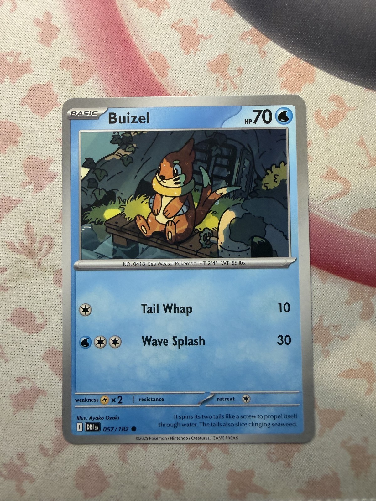 Buizel Common SV10: Destined Rivals 057/182 NM