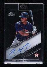 2020 Topps Chrome Black Chrome Black Auto Michael Brantley #CBA-MB Auto 0ed0