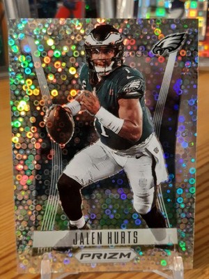 Jalen Hurts 2022 Panini Prizm Silver No Huddle Disco Prizm #PF-7 Phil. Eagles