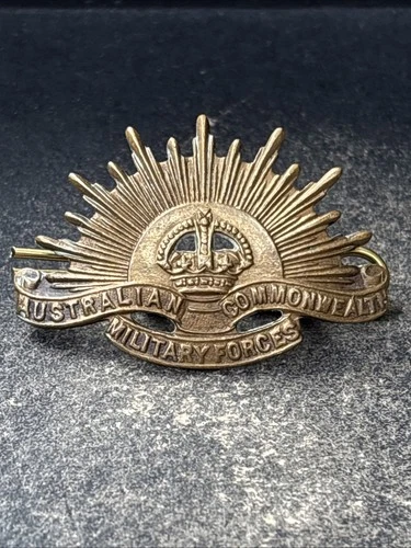 Australian Commonwealth Military Forces, Genuine Collar Badge. WW1