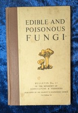 EDIBLE AND POISONOUS FUNGI No.23 by MINSTRY OF AGRICULTURE & FISHERIES - H/B