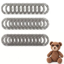 30 Pieces Doll Eyelashes Strips 20Cm Length 10Mm/8Mm/5Mm Width Fake Eye L