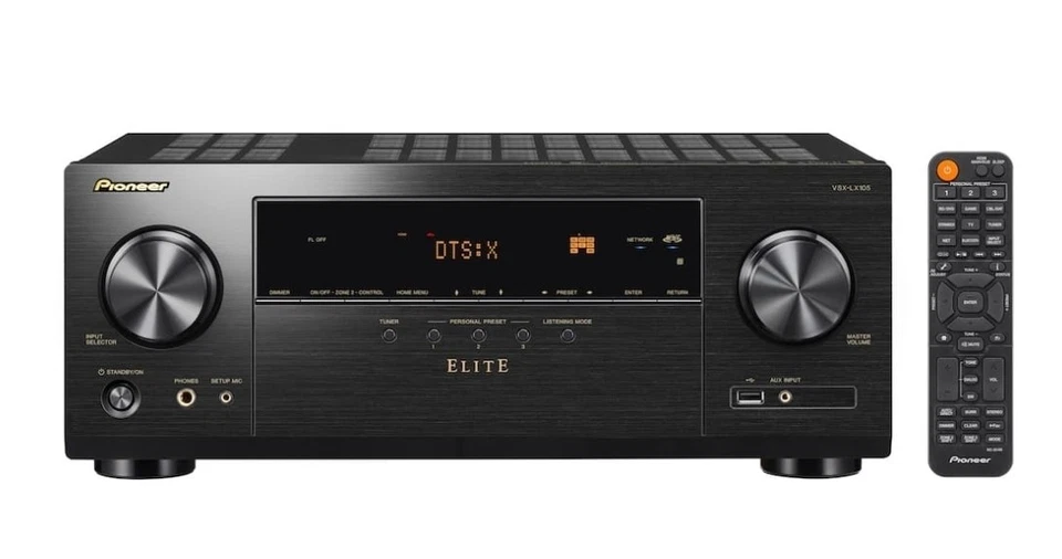 Pioneer Elite VSX-LX 104 7.1 Ch AV Receiver Bluetooth 4K Dolby Atmos DTSX MINT - Image 3 of 4