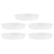  5 Pcs Plastic Plants Pots Tray Flower Flowerpot Water Trays Garden Saucers