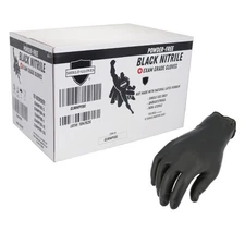 X-Large 6 MIL Textured Black Nitrile Exam Powder-Free Gloves 1000 Pieces