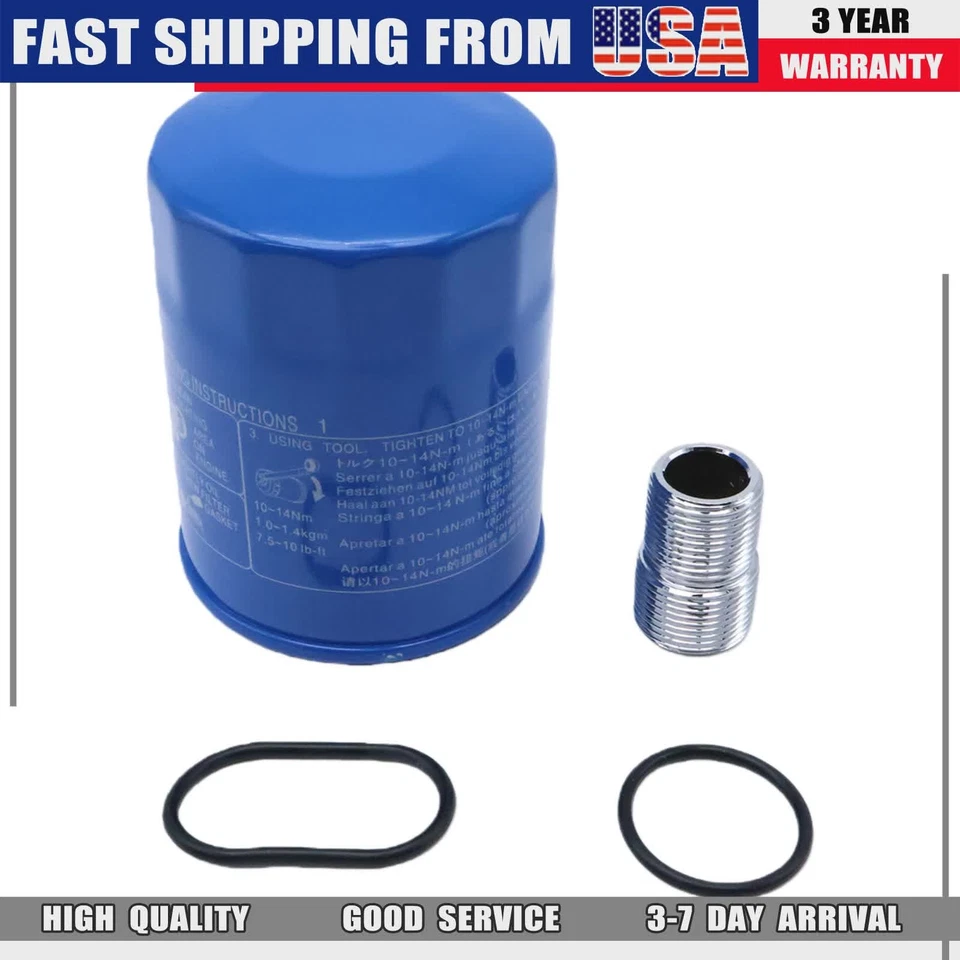 15400PLMA02 Oil Filter+Holder+Base Ring Seal Gaskets For Acura CL ILX Integra - Image 4 of 4