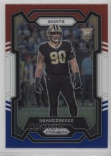 2023 Panini Prizm Rookies Red White & Blue Prizm Bryan Bresee #372 0wp8