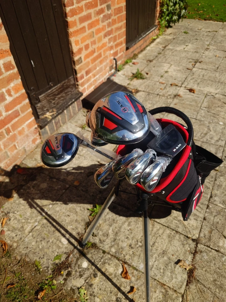 Ram Accubar +1" Golf Set With Stand Bag, RH NEW R Flex Graphite/Steel - Image 4 of 4
