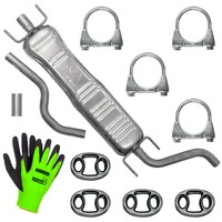 Auspuff Mitteltopf MittelschaldäMpfer FüR Opel Zafira 1 A 1.6 1.8 (2003-06/2005)