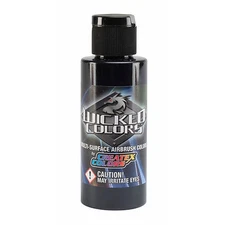 Createx Wicked Colors W075 Detail Black Magenta 2oz. water-based airbrush paint