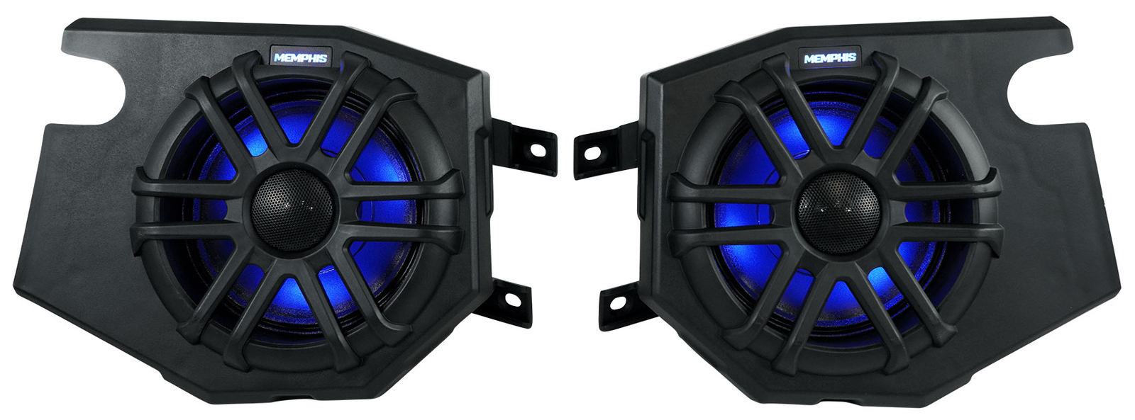 2 Наушники Memphis Audio RZR65FE Podsколонки LED Tower Усилитель PS40 для 2014 года выпуска Polaris RZR