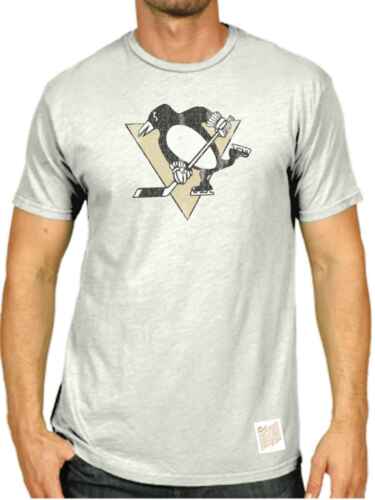 Pittsburgh Penguins Retro Brand White Washed Out Style Scrum T-Shirt (M) - Bild 1 von 1