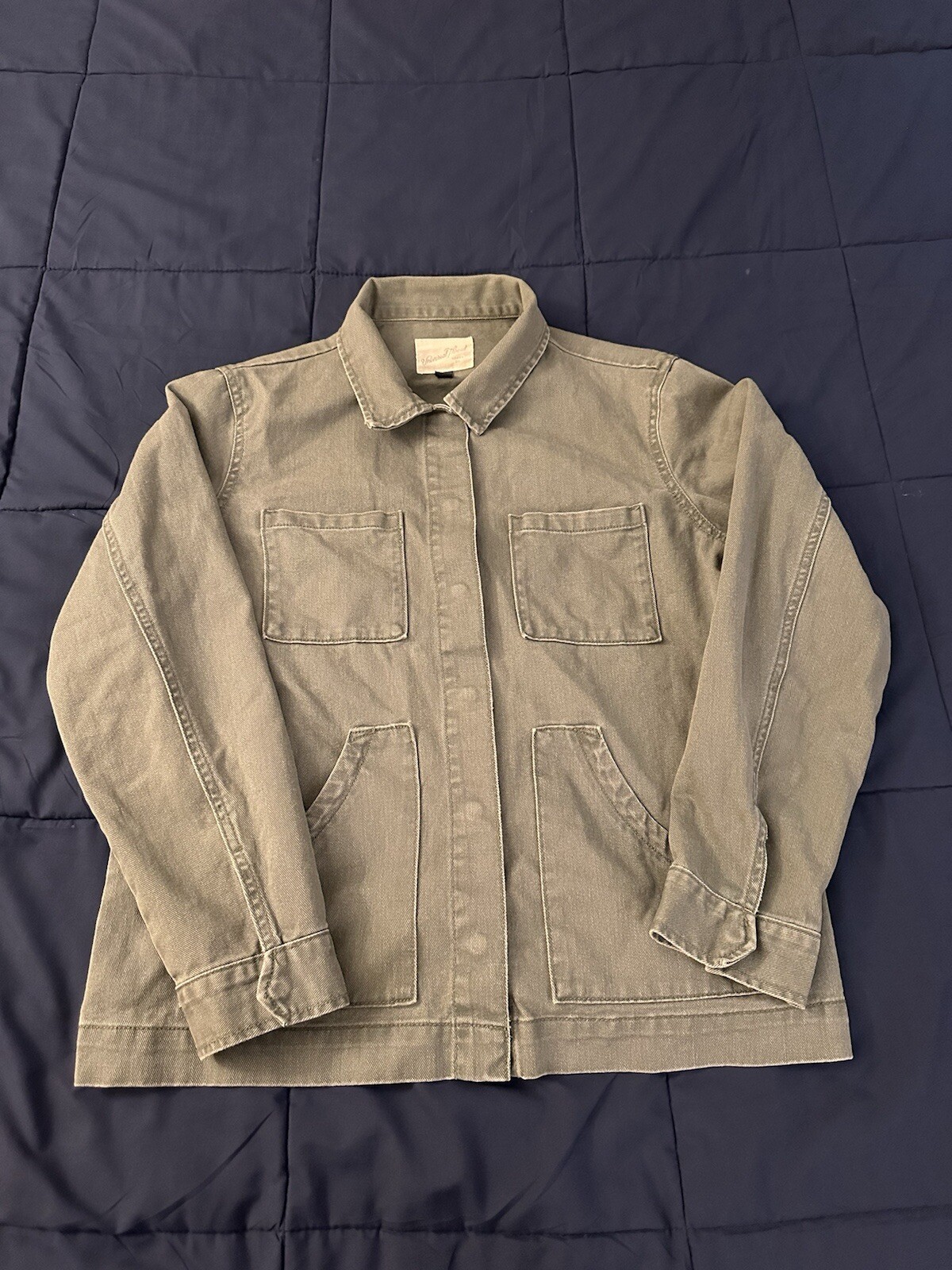 Universal Thread Jean Jacket Womens Medium Green … - image 1