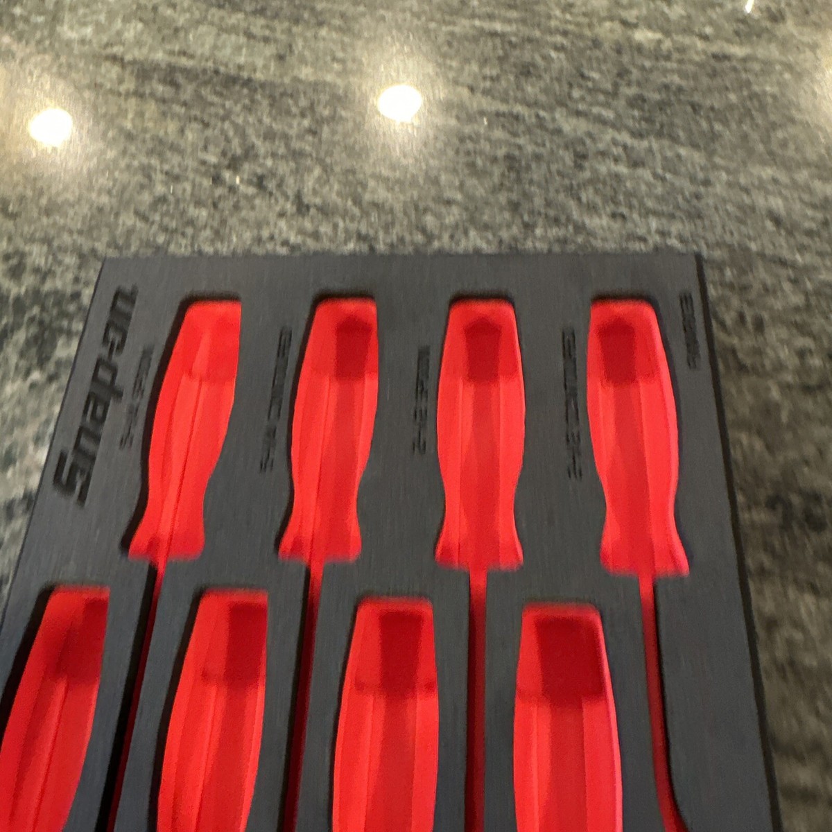 Snap-on 1 pc foam organizers for mini pic and spoon set fmmr03br