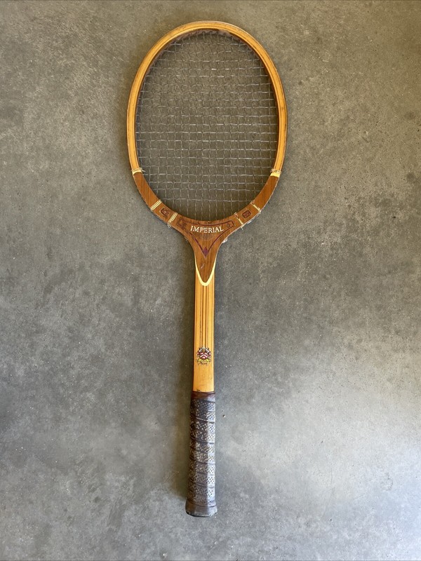 VINTAGE 1970s TENNIS RACQUET: T.A. DAVIS "IMPERIAL"  2L, VERY NICE