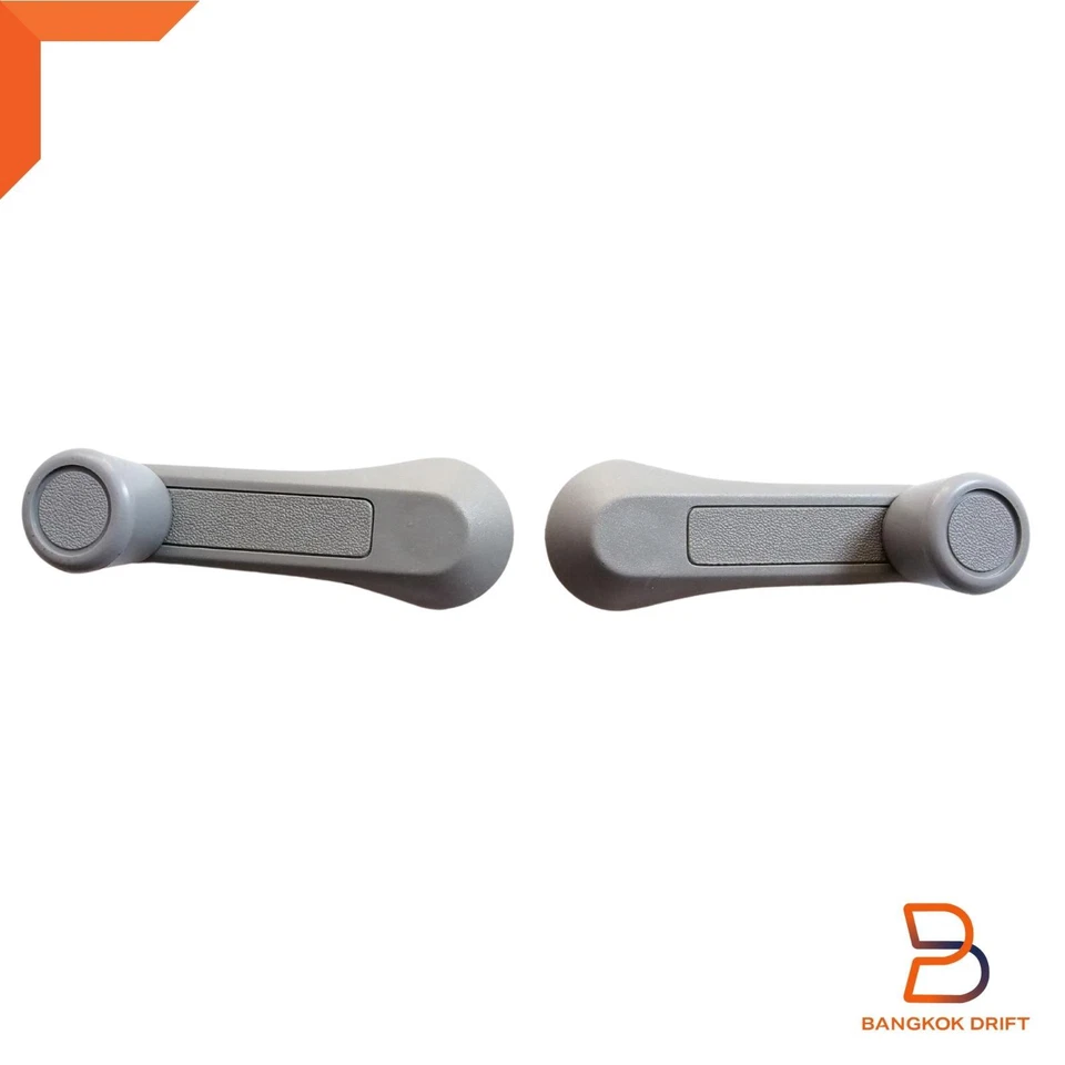 Interior Window Winder Handle Pair Grey Fits Isuzu TFR Holden Rodeo KB TF R7 R9 - Image 3 of 4