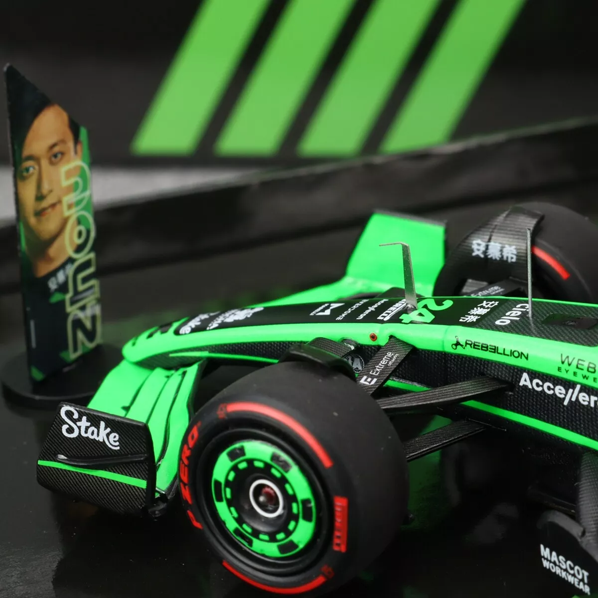 Minichamps 1:43 Stake F1 Team Kick Sauber C44 China GP 2024 Minichamps 1:43 Stake F1 Team Kick Sauber C44 China GP 2024