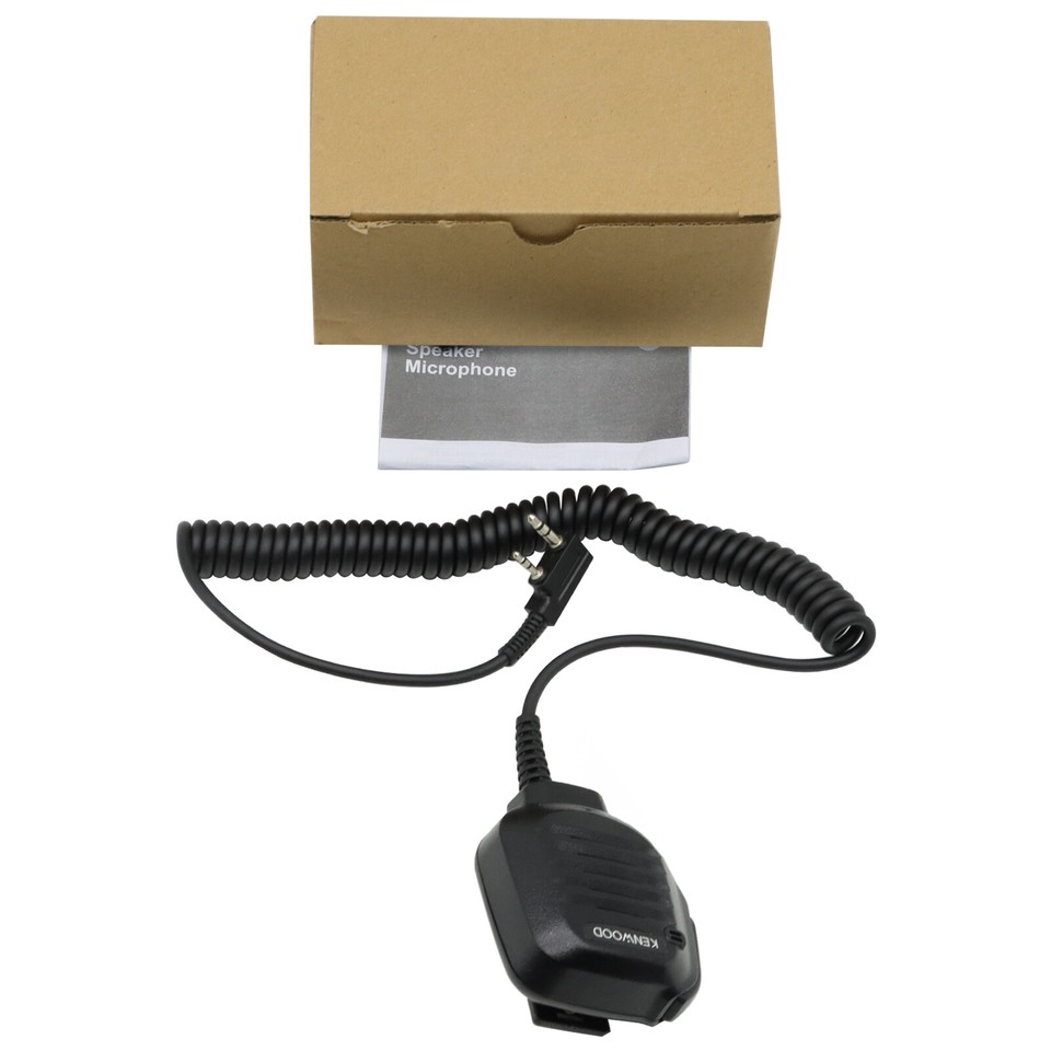 4x HQRP 2 Broche Écouteur Casque Micro Pour Kenwood NX220 NX240v NX320 NX340u - Foto 2