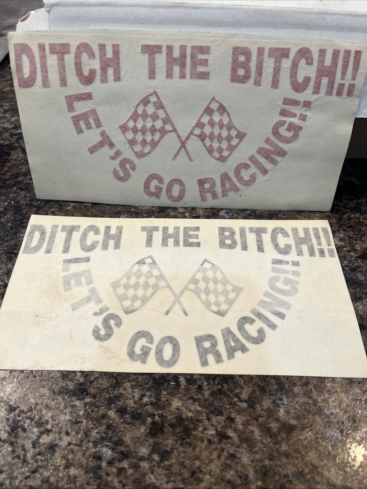 Rath Racing Stickers Lot of 2 NOS vintage racing decals. Hotrod Ratrod muscle stickers 4” X ...