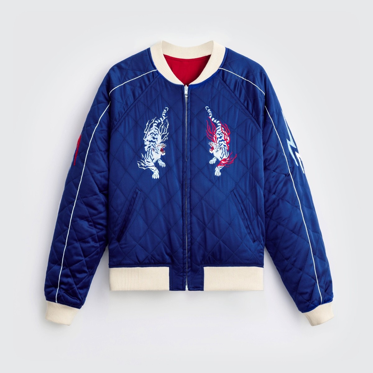 REW 22-23 STRIDER JKT Sサイズ　AZUKI✕AZUKI Brand New Limited Edition Reversible Azuki Twin Tigers Jacket