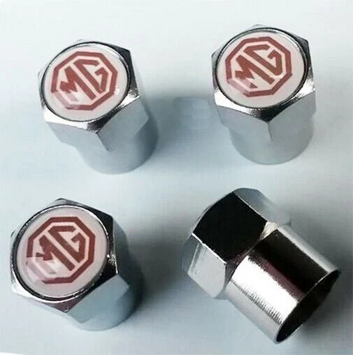 MG Wheel Valve Dust Caps. MG3 MG4 MG5 MG-ZS MG-HS MGB Spitfire Midget — 第 2/3 张图片