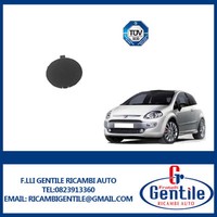 Fiat Punto Evo Von 2009 Al 2012 Haken-Abdeckung FrontstoßStange Schwarz GläNzend