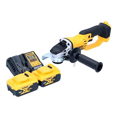 DeWalt DCG 412 P2 Akku Winkelschleifer 18 V 125 mm + 2x Akku 5,0 Ah + Ladegerät