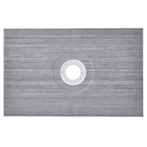 Shower Pan Kit 60x38" Tile Ready Base Pre-Sloped Waterproof Center Drain for DIY - Picture 11 of 12