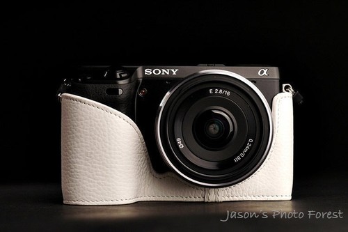 Handmade Real Half Leather Case Camera Case Camera bag for Sony NEX7 9 colors - Picture 3 of 10