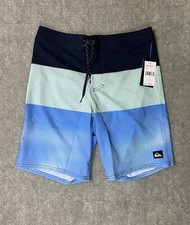 Quiksilver Men's Boardshort Swim Shorts Navy Drawstrings Msrp 80 Size 29
