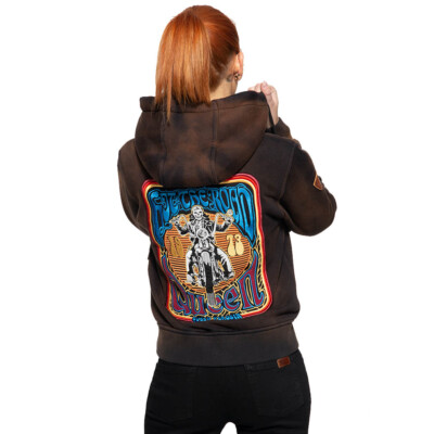 Queen Kerosin Adventure Gear Kapuzenjacke - Hit The Road Queen Vintage Outdoor