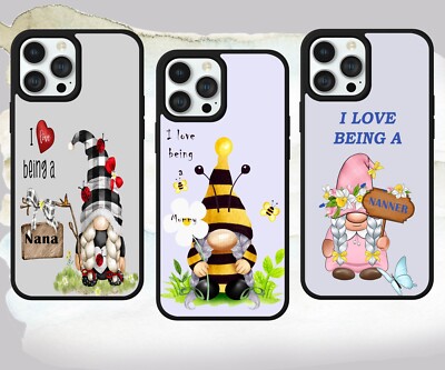 GNOME GONK PERSONALISIERTE GESCHENK HANDYHÜLLE FÜR IPHONE SAMSUNG PIXEL MAMA NAN