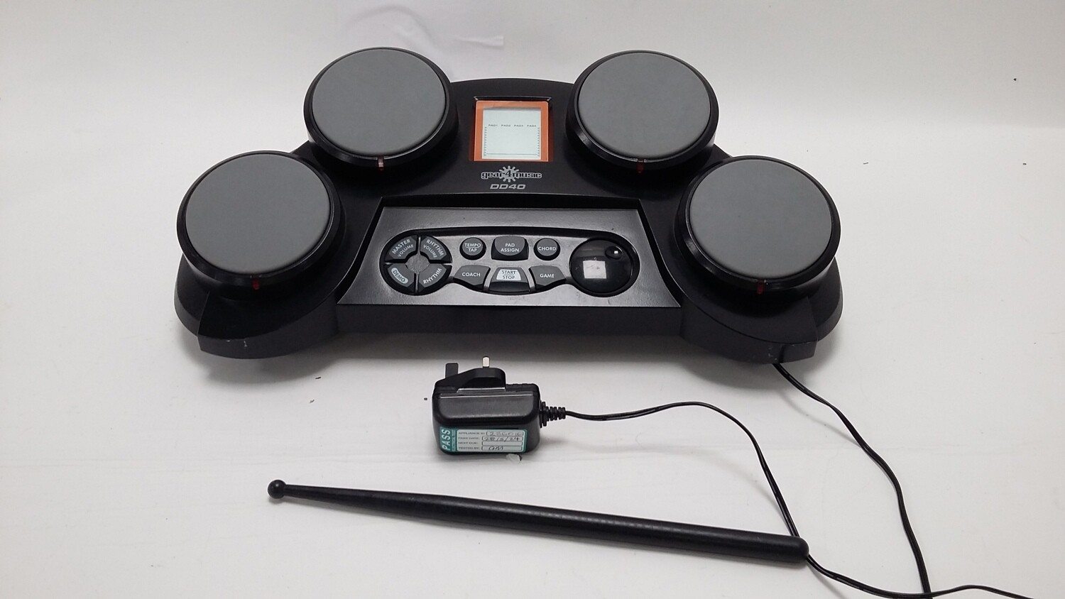 Gear4music DD40 Electronic Digital Drum Machine Drum Pad In Working