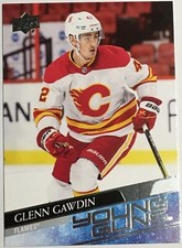 2020-21 Upper Deck Young Guns #726 Glenn Gawdin - Calgary Flames