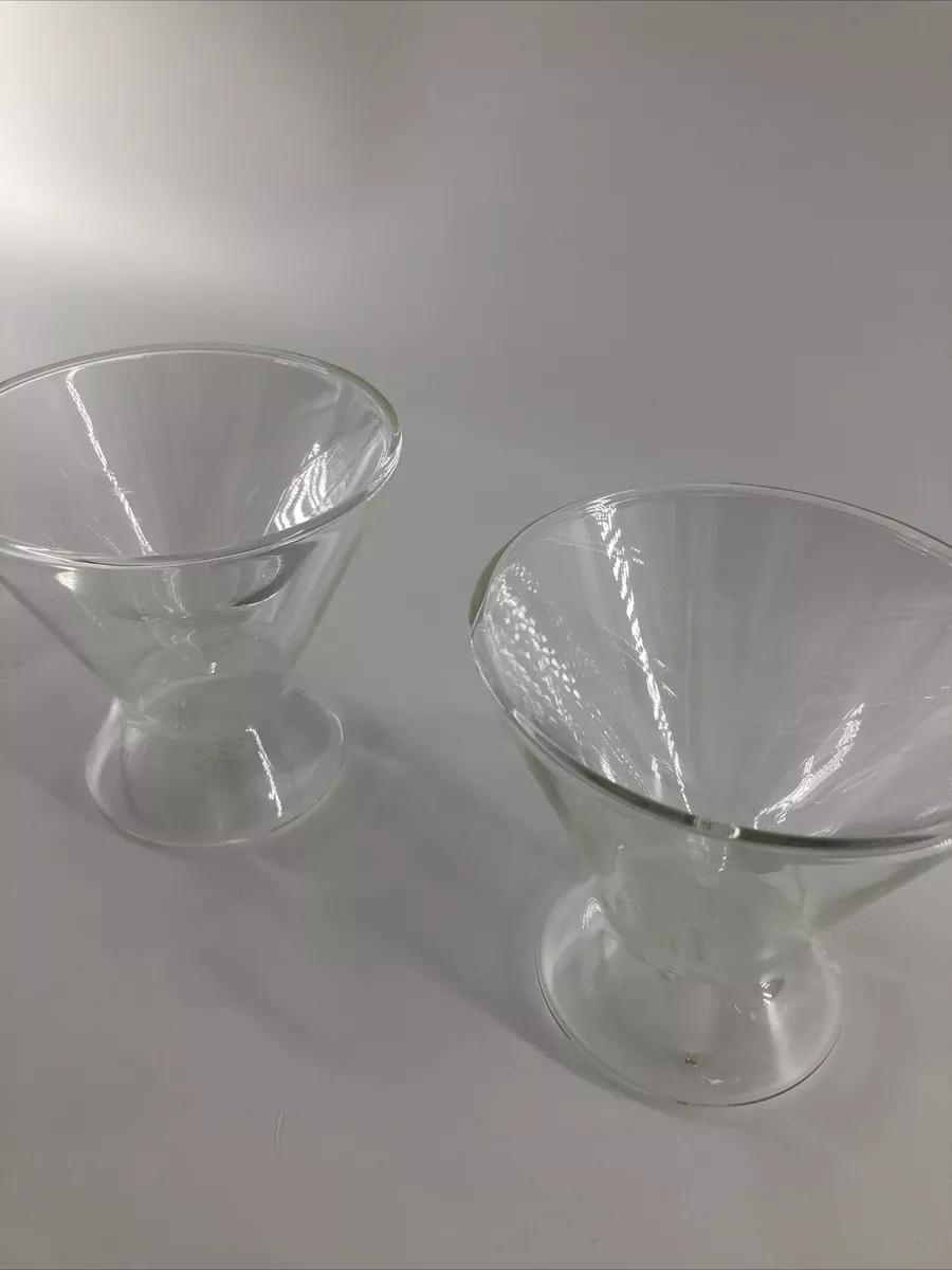  Dragon Glassware Margarita Glasses, Clear Double Wall