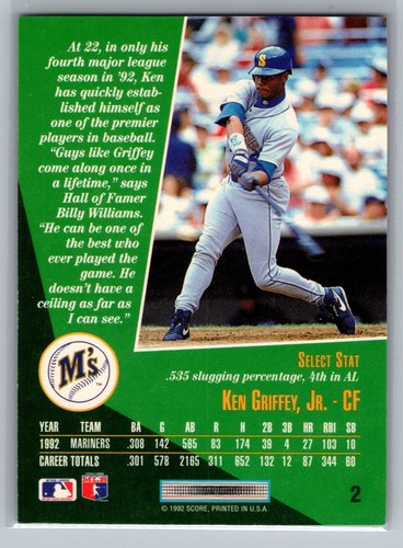 You Pick Ken Griffey Jr. All Cards Ex-NrMT Unless Noted See Images - Picture 88 of 154