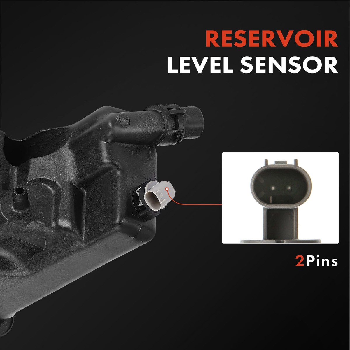 Tank 17137567462 Engine W/ Sensor & Cap Compatible With 200520 Coolant ...