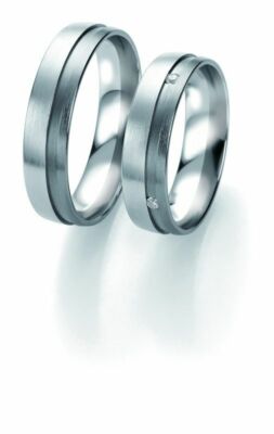 Wedding Rings Breuning Black & White Collection 6307/6308