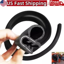 Universal Car Rubber Seal Strip Door Window Trunk Hood Edge Trim Weatherstrip