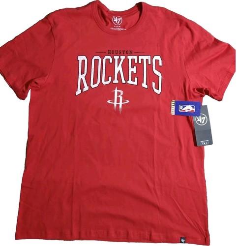 XL NBA Houston Rockets ‘47 Brand Tee Shirt Top Retro Logo basketball ...