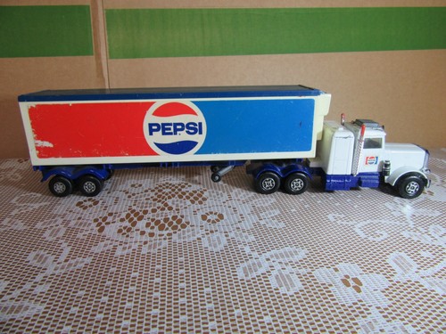 890Z Vintage 1978 Matchbox Superkings K31 England Peterbilt Trailer Fridge Pepsi - Picture 5 of 21