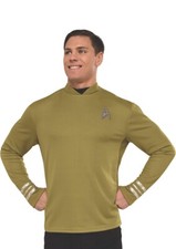 Men's Star Trek: Beyond Captain Kirk Deluxe Costume Shirt Top Only Standard Size