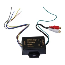 A4A Universal 2CH Hi / Low Level Converter High Level Speaker Output To RCA 