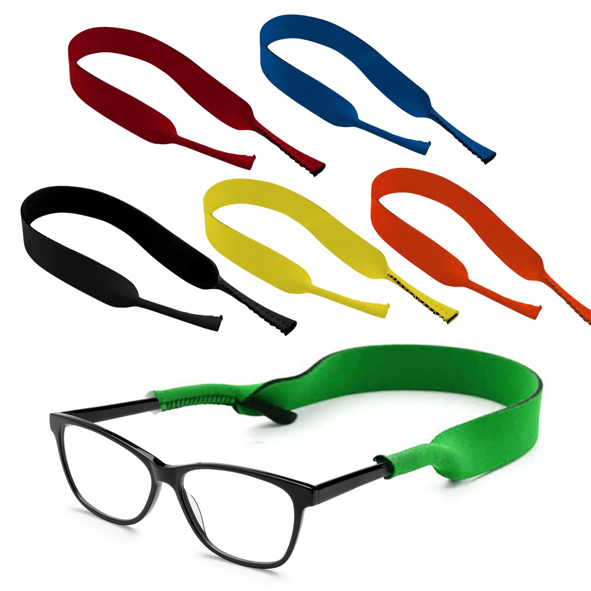Nylon Silicone Eyeglasses Holder MultiValue Glasses Strap 4-Pack - Adjustable Sunglasses Lanyard For Sports & Daily Use, Stop Glasses From Falling Sports Glasses Holder