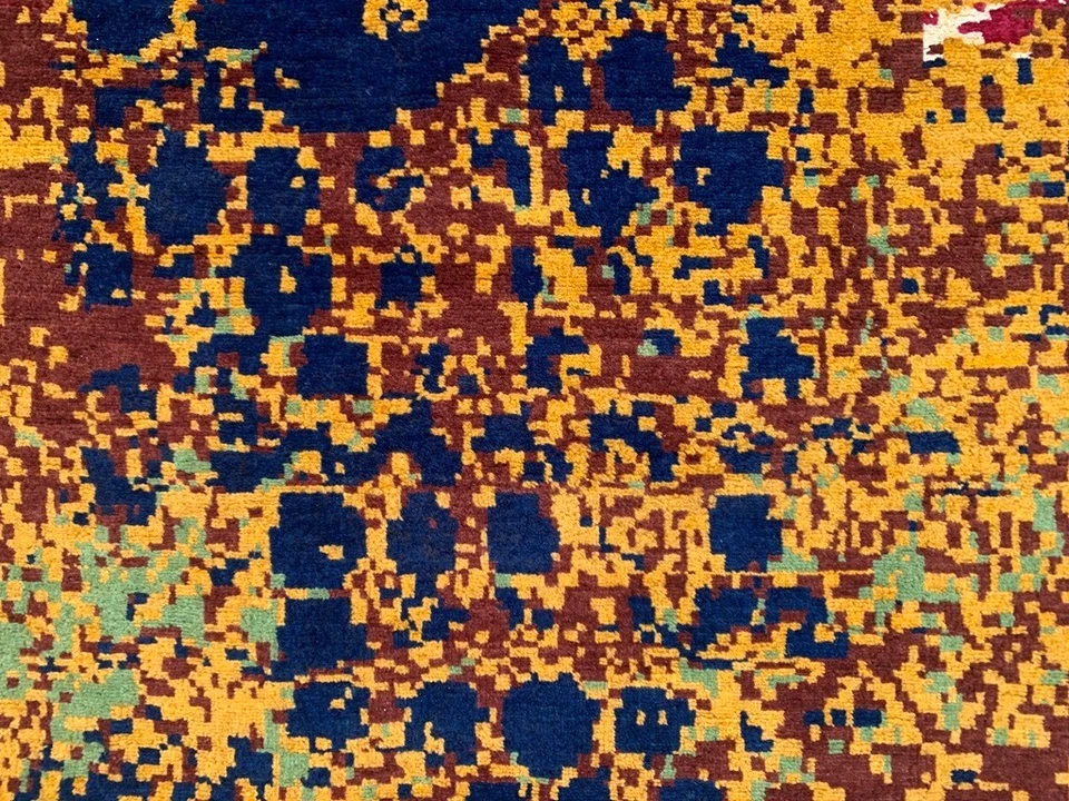 Alfombra afgana de alta calidad alfombra moderna alfombra de sala, alfombra afgana Chobi, 4x6 pies Foto 3 de 4